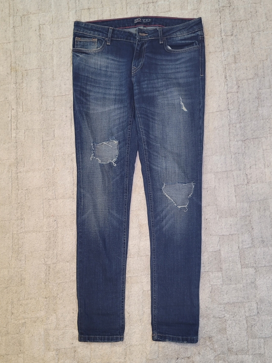 Zara Denim - ZARA Z1975 Denim Distressed Skinny Jean Women's Size 6